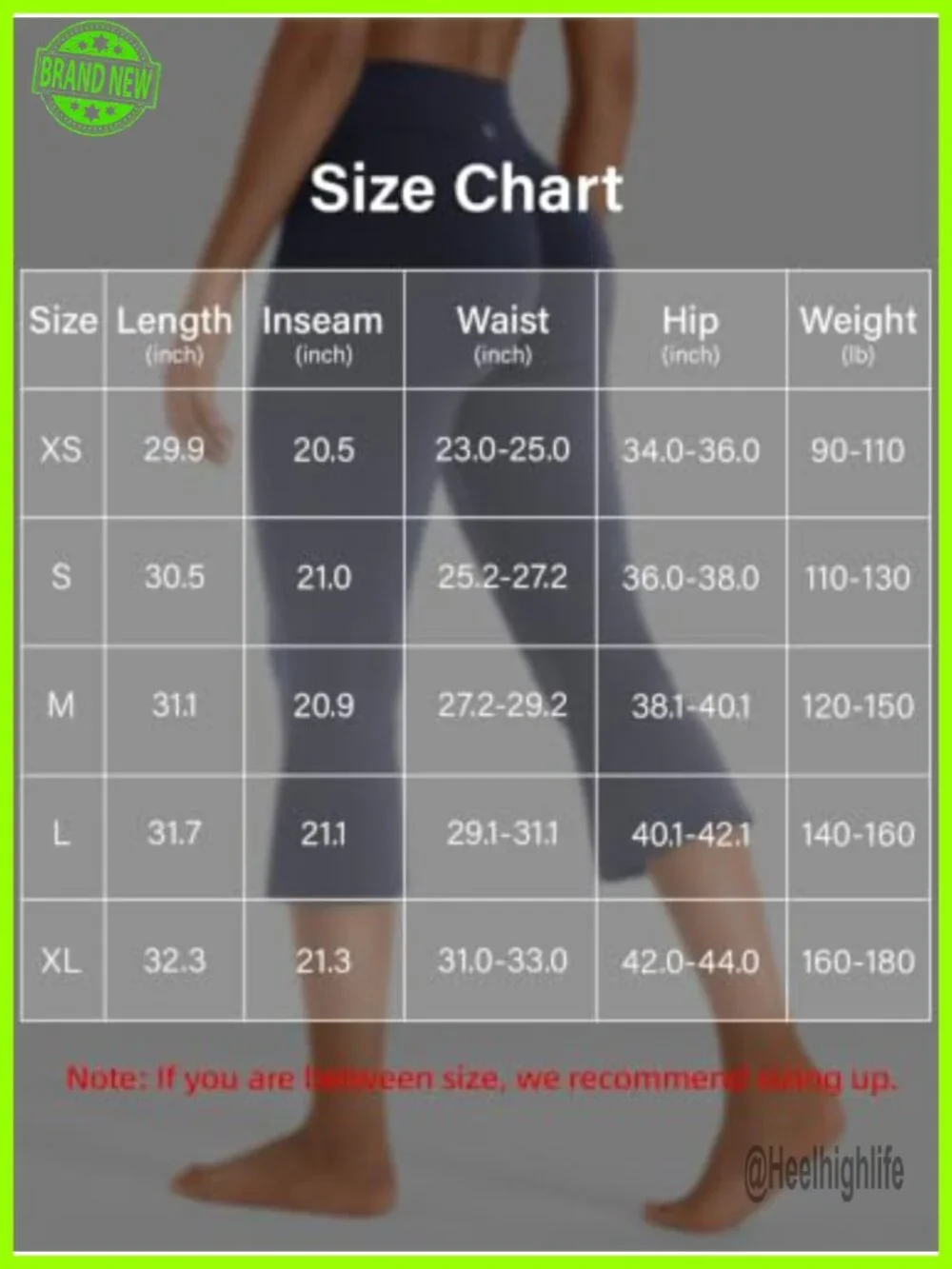 Capri Flare Leggings High Waist Nylon Spandex Yoga Pants